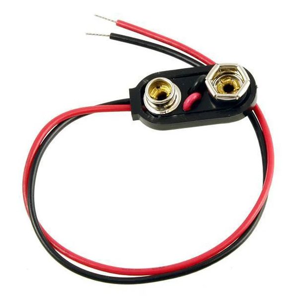 Loose 9 V snap clip
